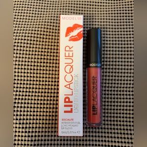 MODELCO Lip Lacquer - High-Pigment, Long-Wear Color - in Socialite full size